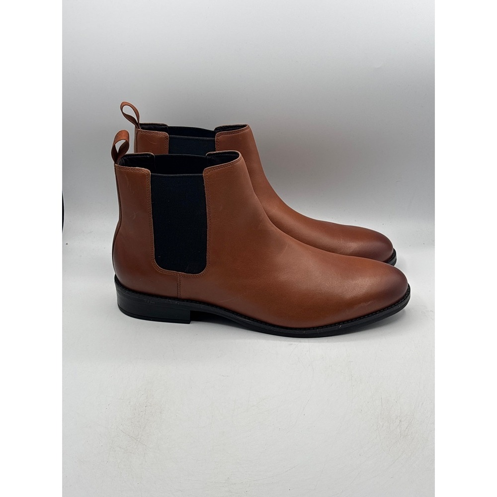 Cole Haan Chelsea Boots Mens 13 British Tan Leather Grand+ Dress C37859